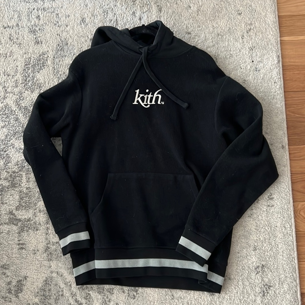 Black fleece kith sweatshirt